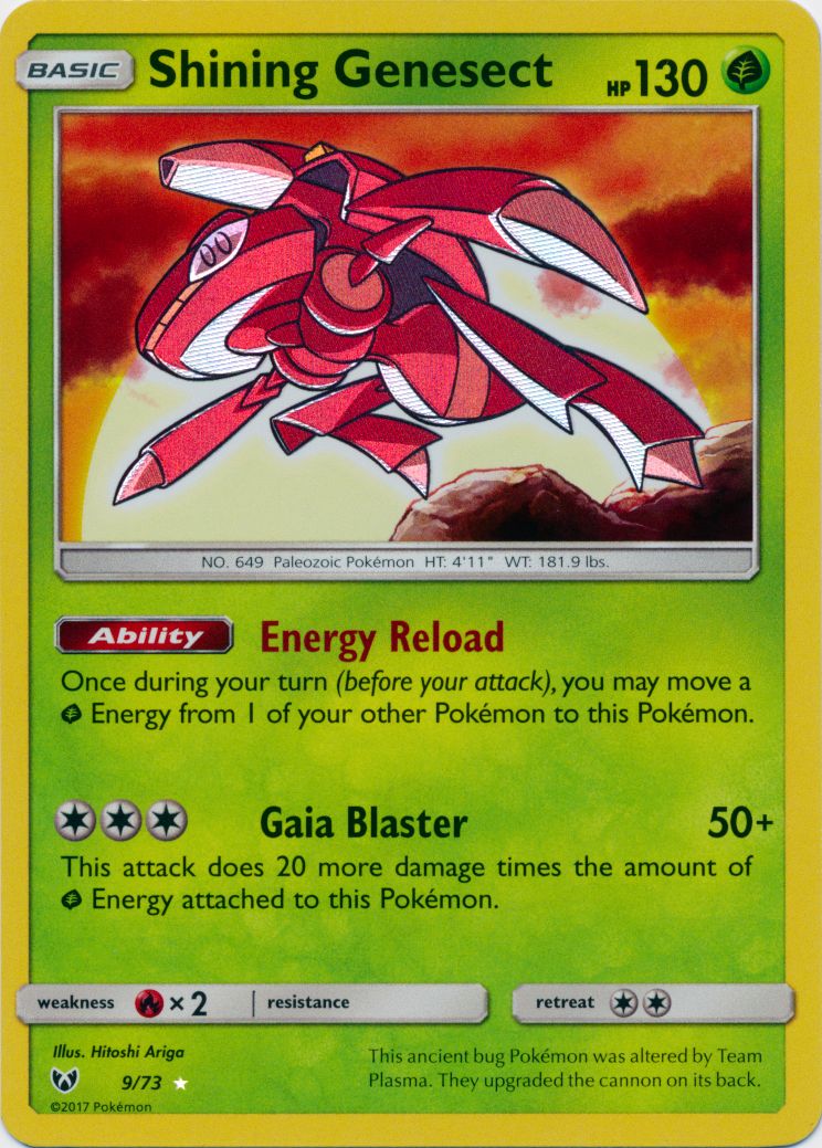 Shining Genesect - 9/73 - Holo Rare